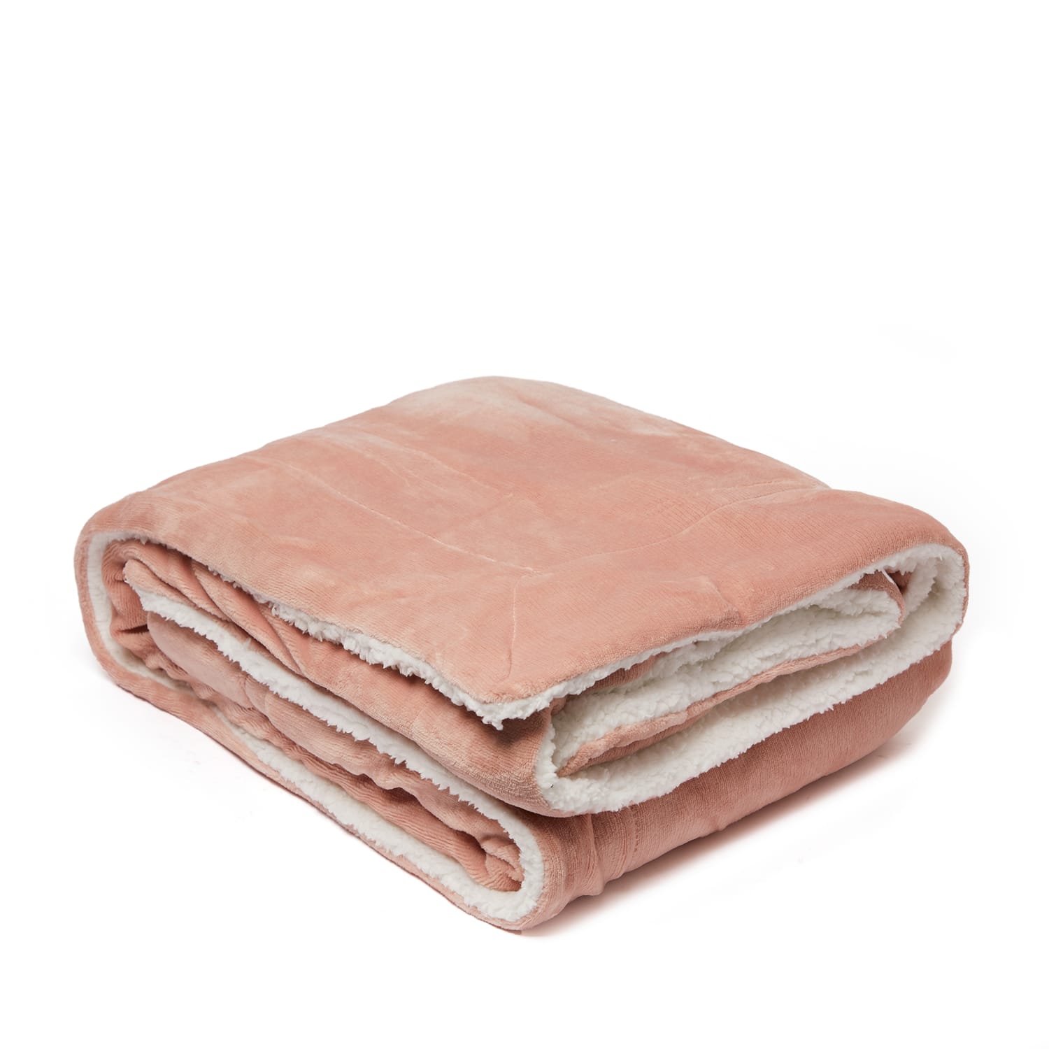 Home Collections Flannel Sherpa Throw Home Bargains