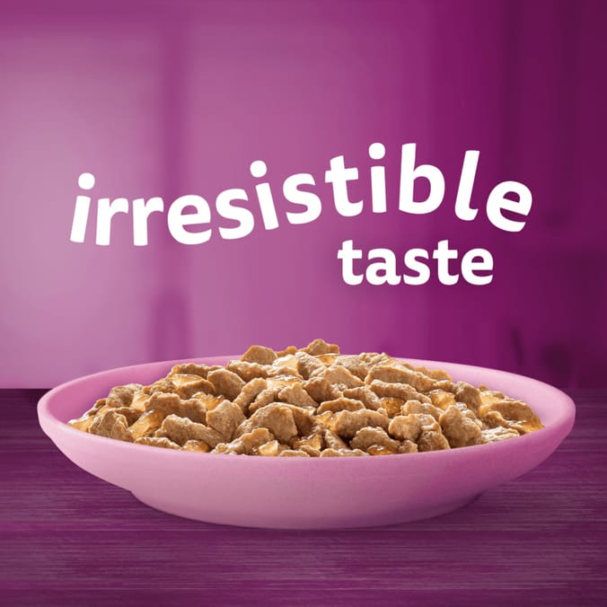Whiskas Kitten Poultry Feasts Wet Cat Food Pouches in Jelly 40 x 85g