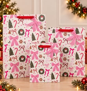 Festive Feeling Gift Bag Set - Bows