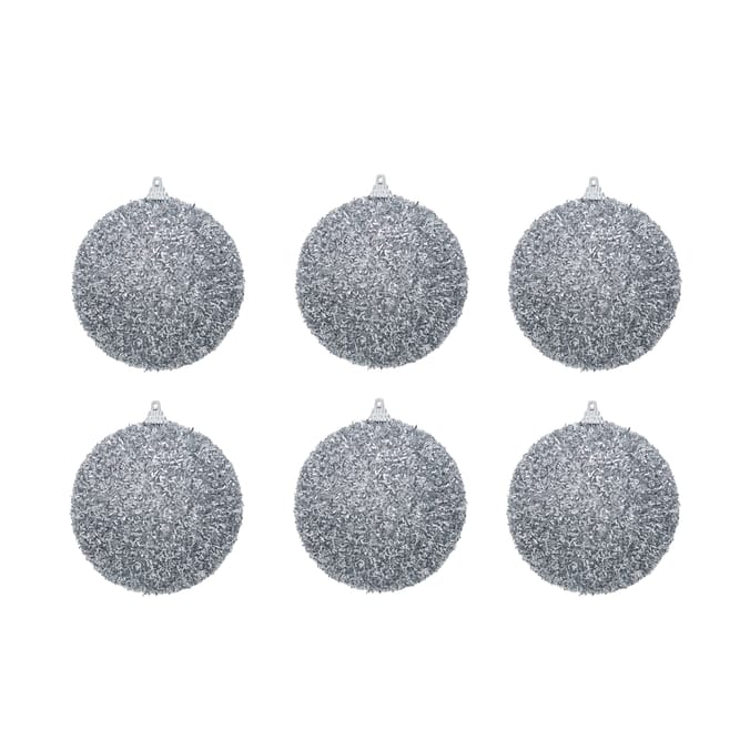 Festive Feeling 10cm Baubles 6 Pack