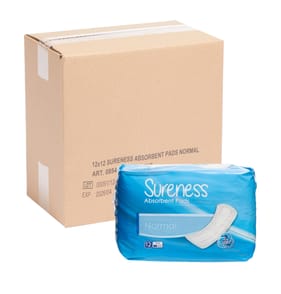 Sureness Absorbent Pads 12s Normal x12