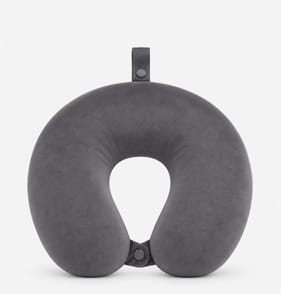 Travel Memory Foam Travel Pillow - Grey