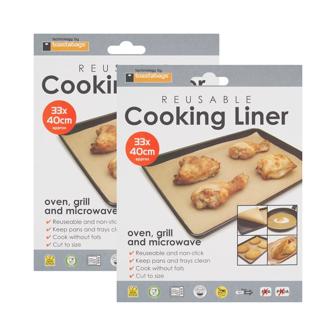 Toastabags Reusable Cooking Liner x2