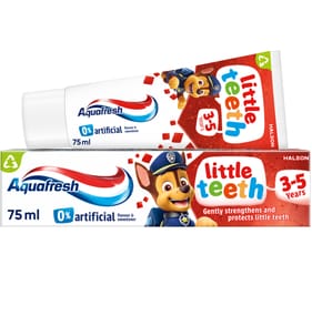 Aquafresh Kids Paw Patrol Little Teeth Toothpaste 3-5 Years 75ml