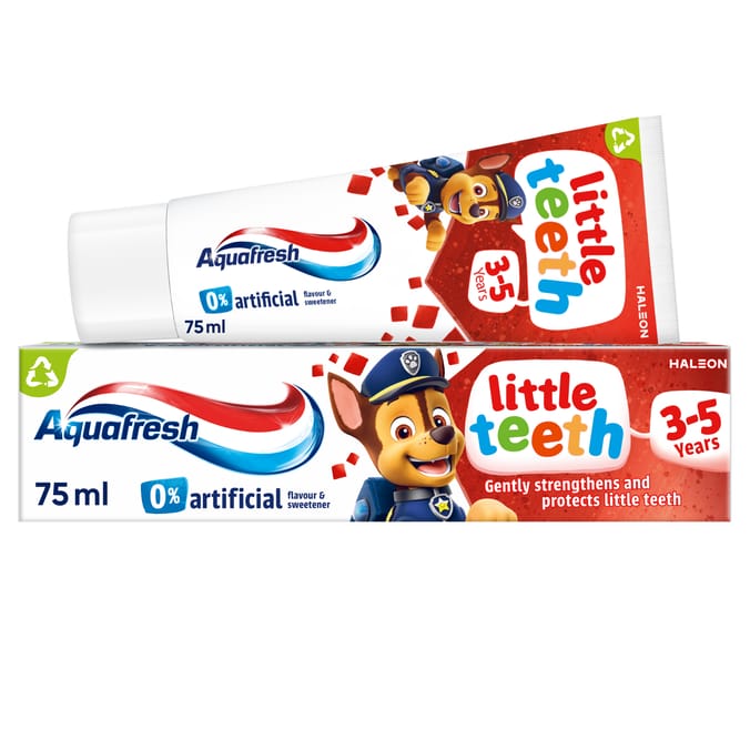 Aquafresh Kids Paw Patrol Little Teeth Toothpaste 3-5 Years 75ml