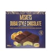 Miskets Dubai Style Chocolate Crispy Kadaifi And Pistachio Nut With Dark Chocolate Bar 100g