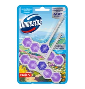 Domestos Power 5 Toilet Rim Blocks 2 Pieces - Cotswolds Bloom