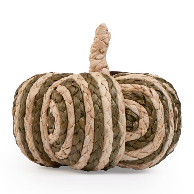 The Lifestyle Edit Harvest Rattan Pumpkin 
