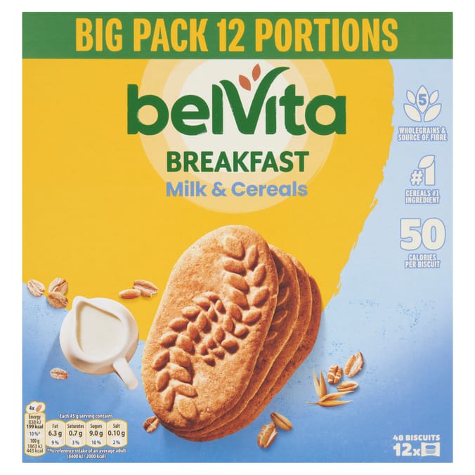 Belvita Breakfast Milk & Cereals 540g