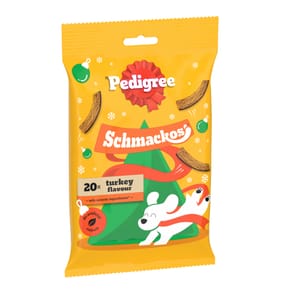 Pedigree Christmas Schmackos Turkey Strips 144g