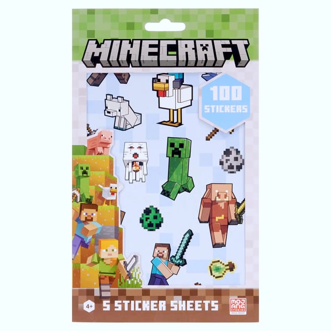 Minecraft Sticker Sheets Pack