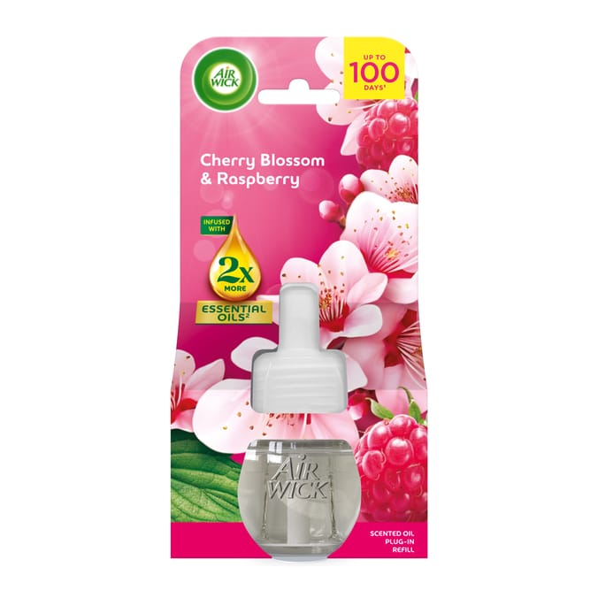 Air Wick Cherry Blossom & Raspberry Plug-in Single Refill 19ml