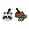 Travel Luggage Tags 2 Pack - Panda & Capybara