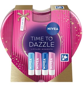Nivea Time To Dazzle Lip Care Gift Set