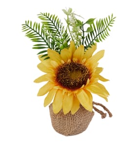 Home Collections Mini Flower Pot - Sunflower