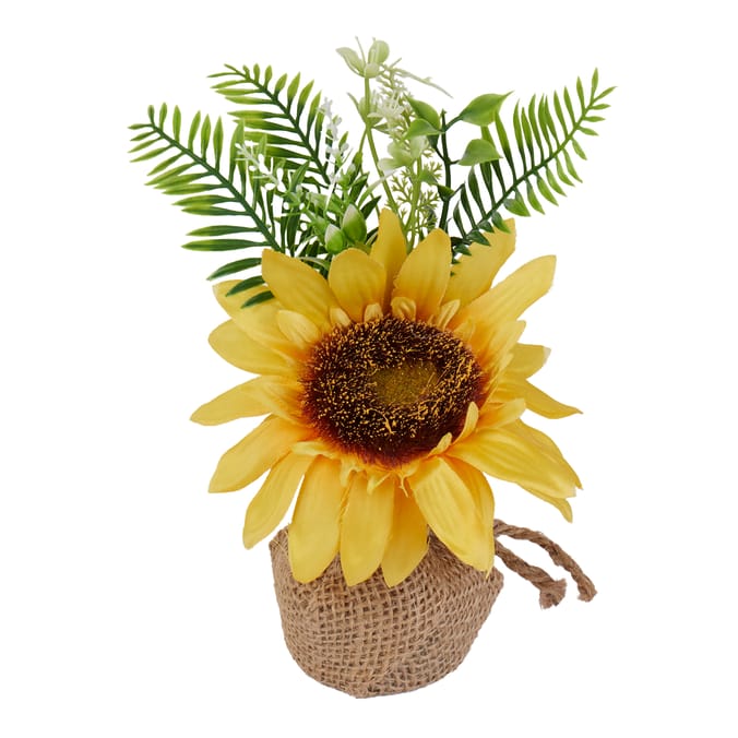 Home Collections Mini Flower Pot - Sunflower