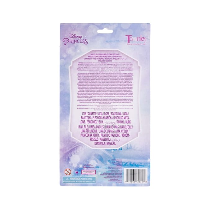 Disney Princess Nail Polish Activity Gift Set & Pencil Case Tin