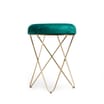 Home Collections Velvet Metal Footstool