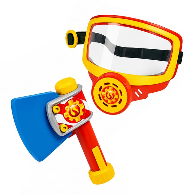 Fireman Sam Dress Up Oxygen Mask With Fire Axe