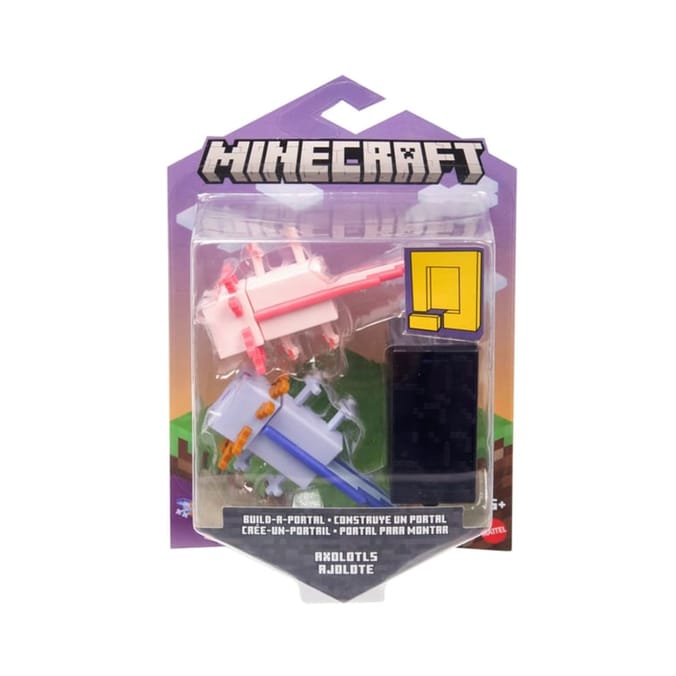 Minecraft Build A Portal 8cm Figure GTP08 - Axolotls