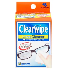 Clearwipe Lens Cleaner 20 Soft Wipes