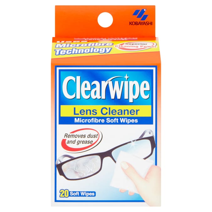 Clearwipe Lens Cleaner 20 Soft Wipes