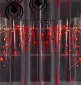 Haunted House Halloween 100 LED Curtain Light