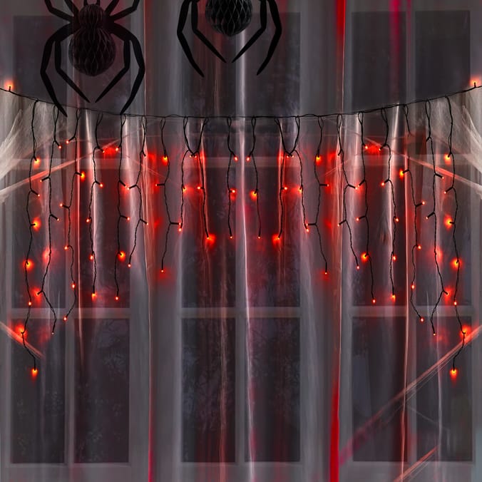 Haunted House Halloween 100 LED Curtain Light