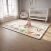 Liberty House Toys Reversible Toddler Play Mat – Jungle & Dinosaur