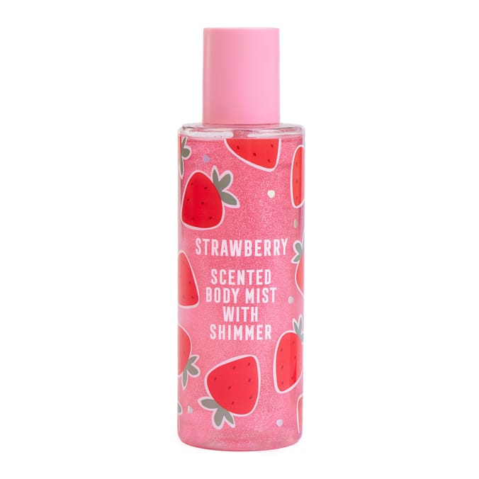 Strawberry Scented Shimmer Body Mist 250ml