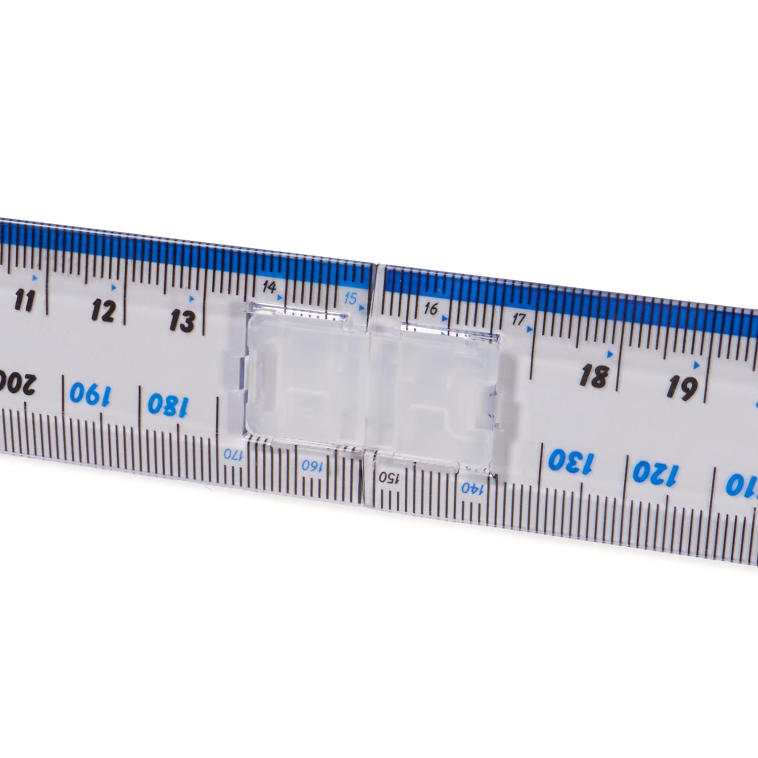 Blue Ruler Foldable Helix Folding Ruler 30cm | Home Bargains