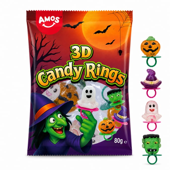 Amos 3D Candy Rings 80g