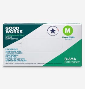 Good Works Performance Pro Nitrile Exam Gloves - Medium