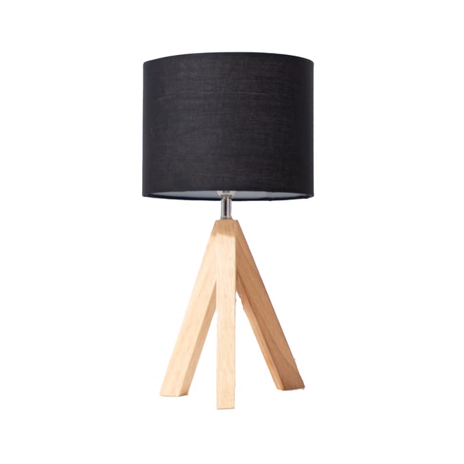 Home Collections: Wood Tripod Table Lamp