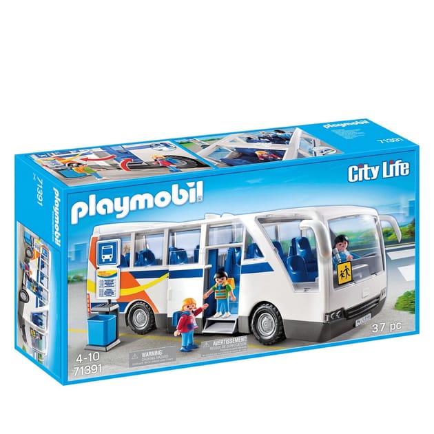 Playmobil bus stop sales