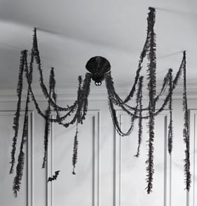 Hallow Scream Giant Spider Decoration