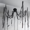Hallow Scream Giant Spider Decoration