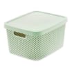 Diamond Storage Basket with Lid 7l