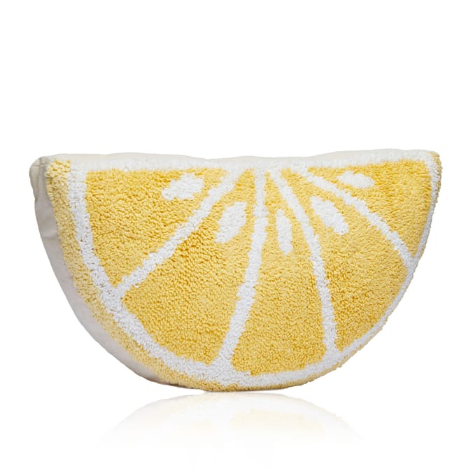 The Outdoor Edit Mediterranean Lemon Slice Cushion 