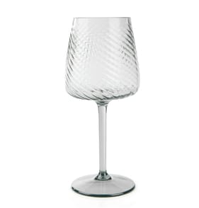 Swirl Glass Wine Set Of 4 - Clear