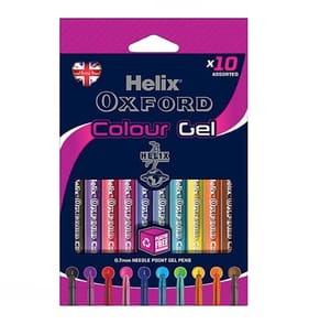 Helix Oxford Gel Pens 10 Pack