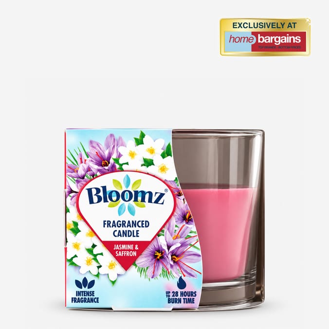Bloomz Fragranced Candle 170g - Jasmine & Saffron