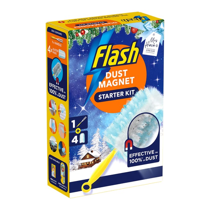 Flash Dust-Magnet Duster Kit (Handle + 4 Refills) - Alpine Escape