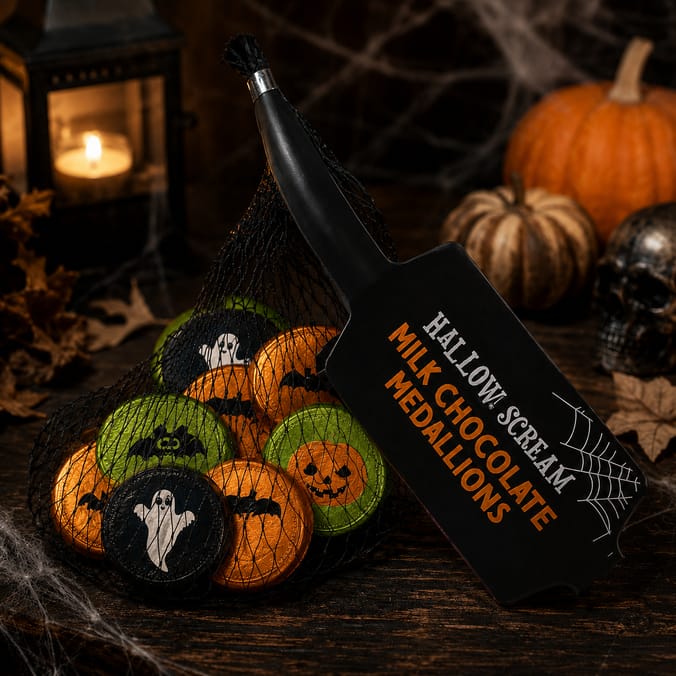 Hallow Scream Milk Chocolate Medallions 64g