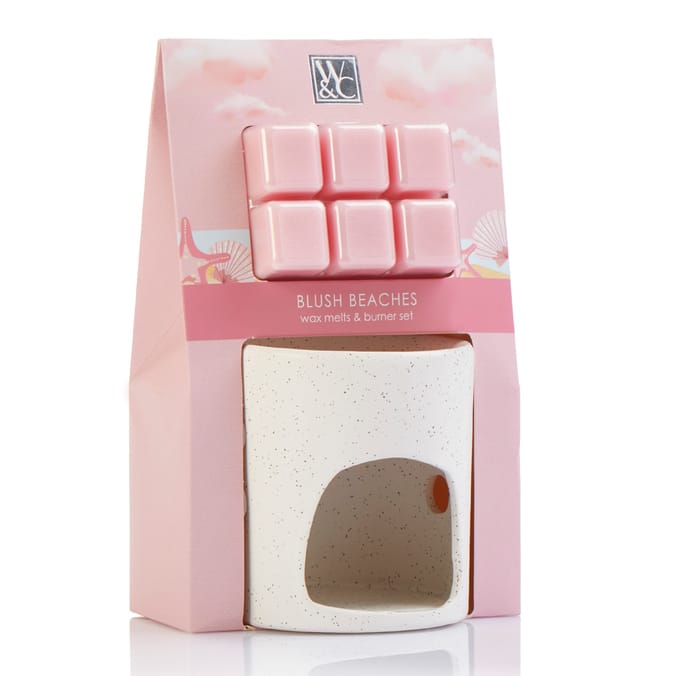 Wickford & Co Wax Melts & Burner Set - Blush Beaches