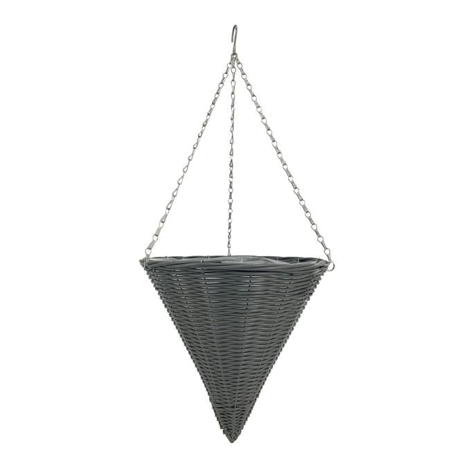 Jardin Polyratten Cone Hanging Basket
