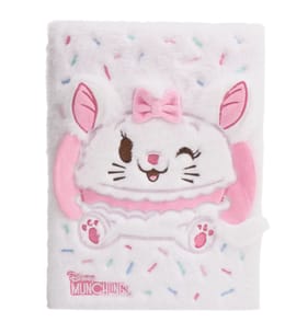 Disney Munchlings A4 Fluffy Notebook - White