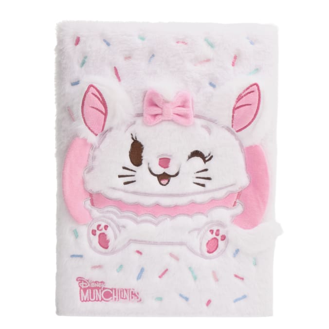 Disney Munchlings A4 Fluffy Notebook - White