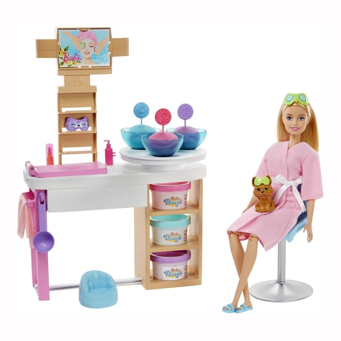 Barbie Face Mask Spa Day Playset