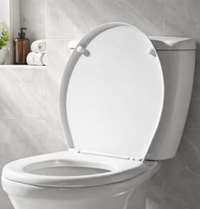 Bath Soft Close Toilet Seat - White